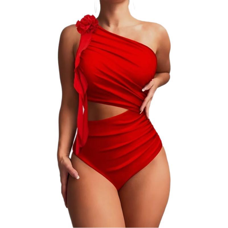 Minimalist Solid One-Piece Swimsuit