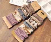 Cozy British Snowflake Socks for Women