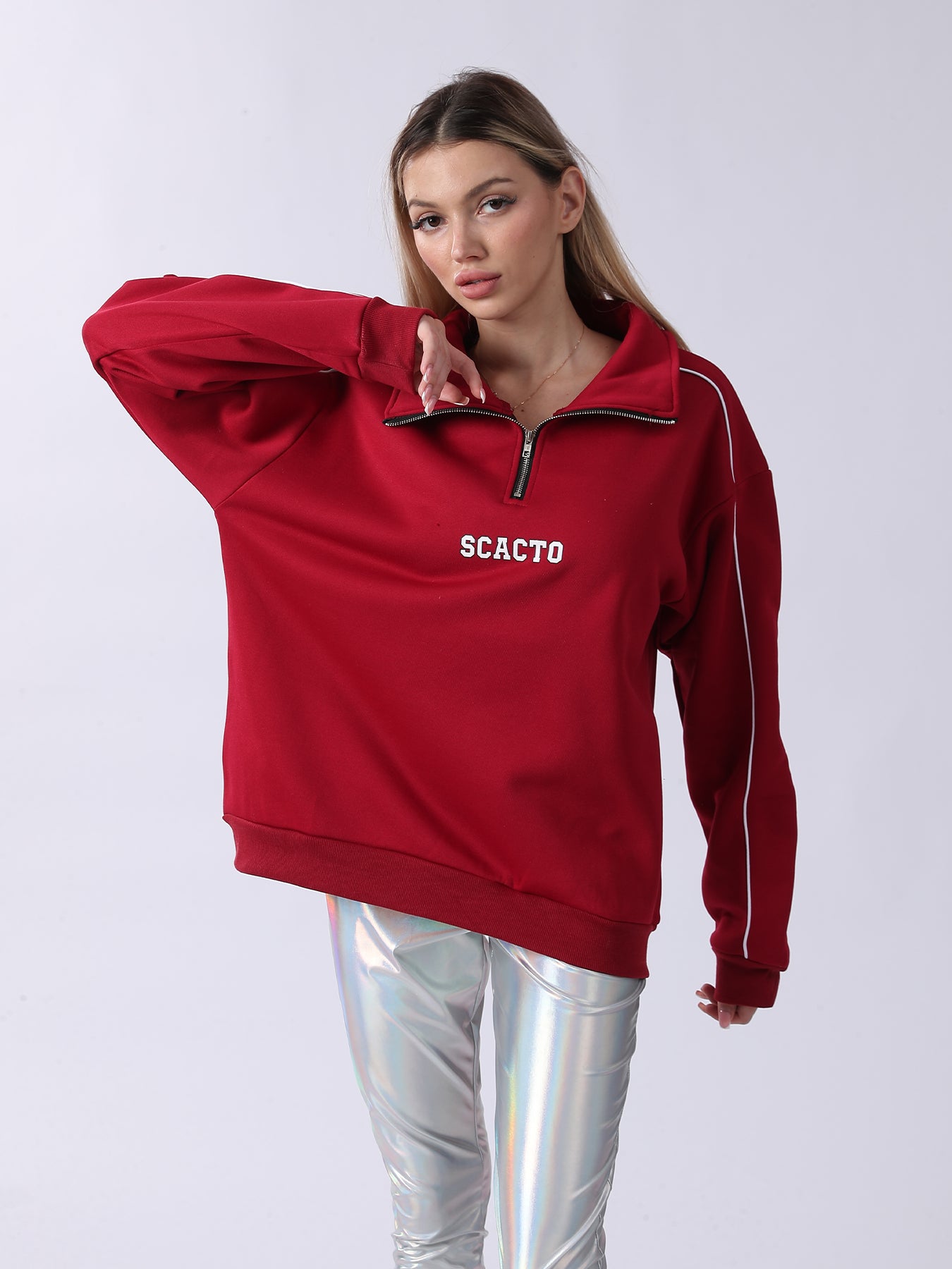 Women's Cozy Long-Sleeve Sweatshirt