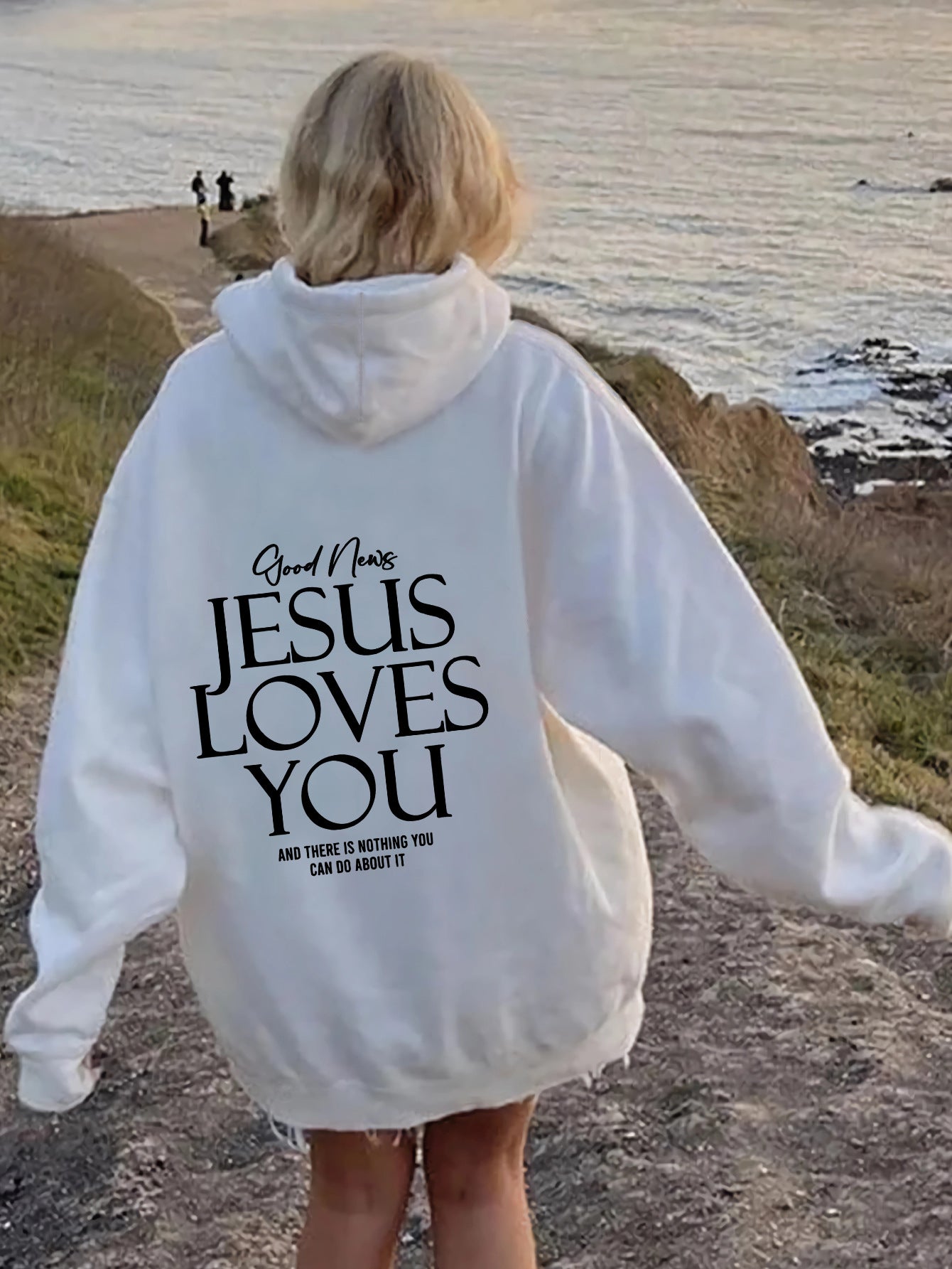 Dear Person Behind Me Positivity Hoodie with Pocket
