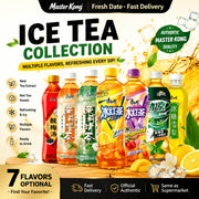 Assorted Ready-to-Drink Tea & Fruit Beverages Variety Pack, 500 ml (16.9 oz), Lemon, Tropical, Mint Flavors