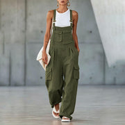 Womens Comfortable Suspender Jumpsuit For Summer