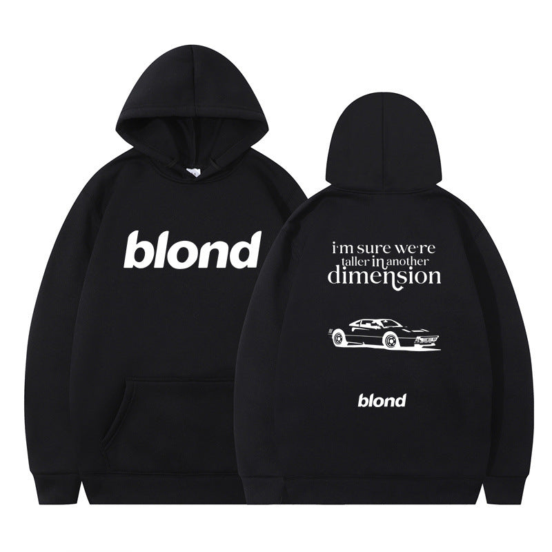Cozy Fleece Geometric Casual Hoodie