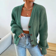 Cozy Knit Cardigan – Versatile Long‑Sleeve Outerwear for Fall & Winter
