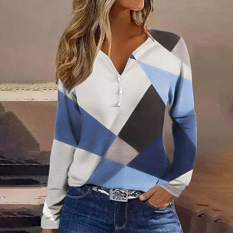 Vibrant 3D Digital Print Casual Sweet Women's T-Shirt