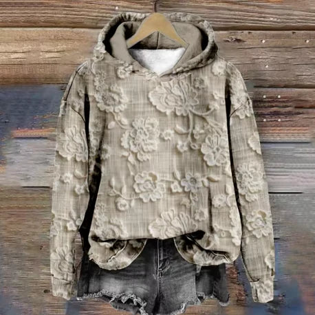 Women's Digital Printing Casual Loose Sweatshirt