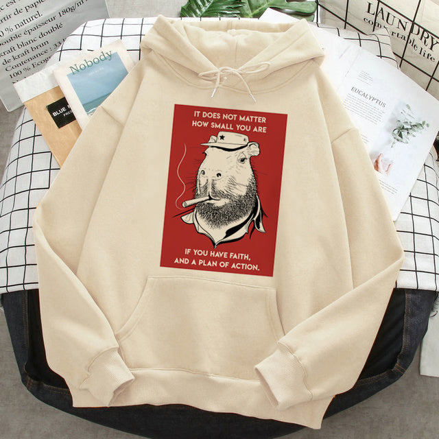 Anime Harajuku Hip-Hop Graphic Hoodie for Women