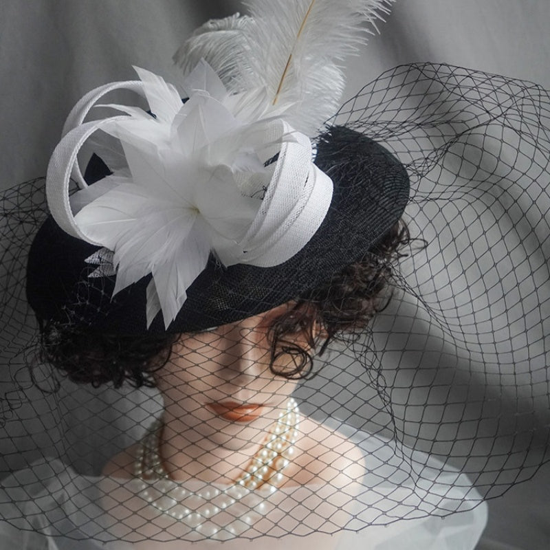 French Chic Tulle Fascinator Hat
