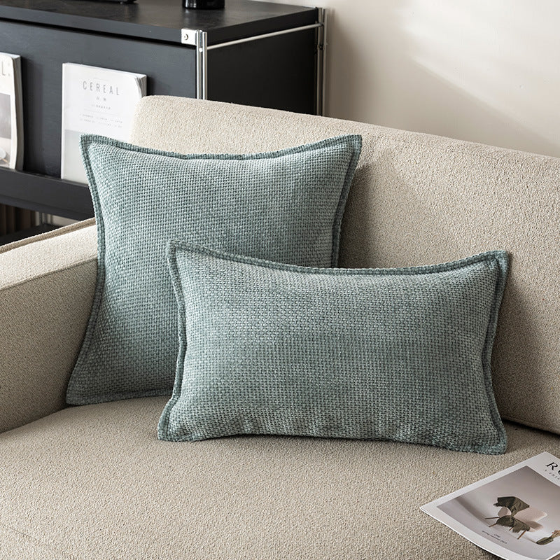Plaid Sofa Throw Pillow - Striped Cushion Cover for Cozy Living Room
