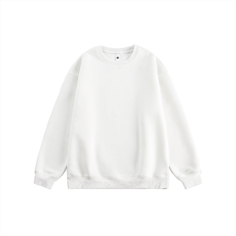 Cozy Loose Long-Sleeve Couple's Pullover Sweatshirt