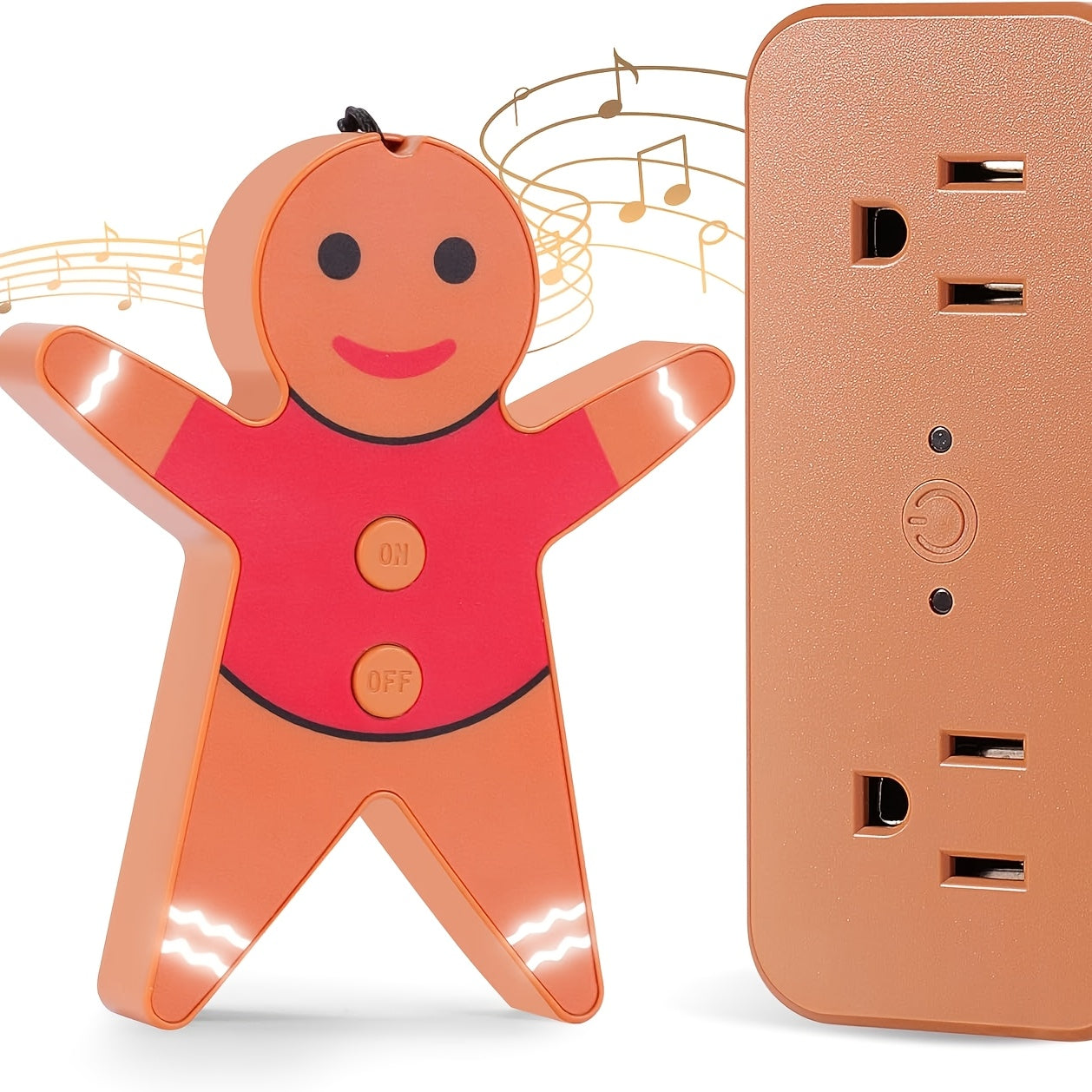 Christmas Tree Remote Control Socket – Wireless 100 ft Range with Built‑in Music Function