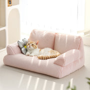 29.53x15.75x11.81inch Extra Large Cat Sofa Bed With Soft Plush Cushion, Durable All-season Indoor Pet Bed For Small Dogs And Cats, Comfortable, Modern Pet Furniture, Sturdy Pet Furniture