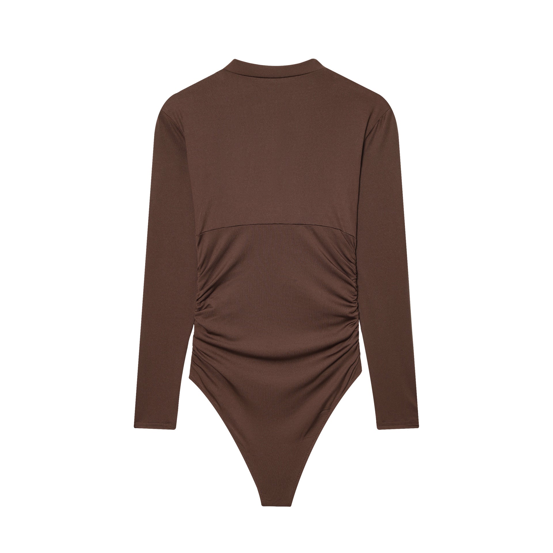 Sexy Deep-V Long-Sleeve Bodycon Jumpsuit