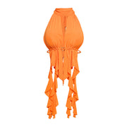 Sexy Solid Halter Top for Women