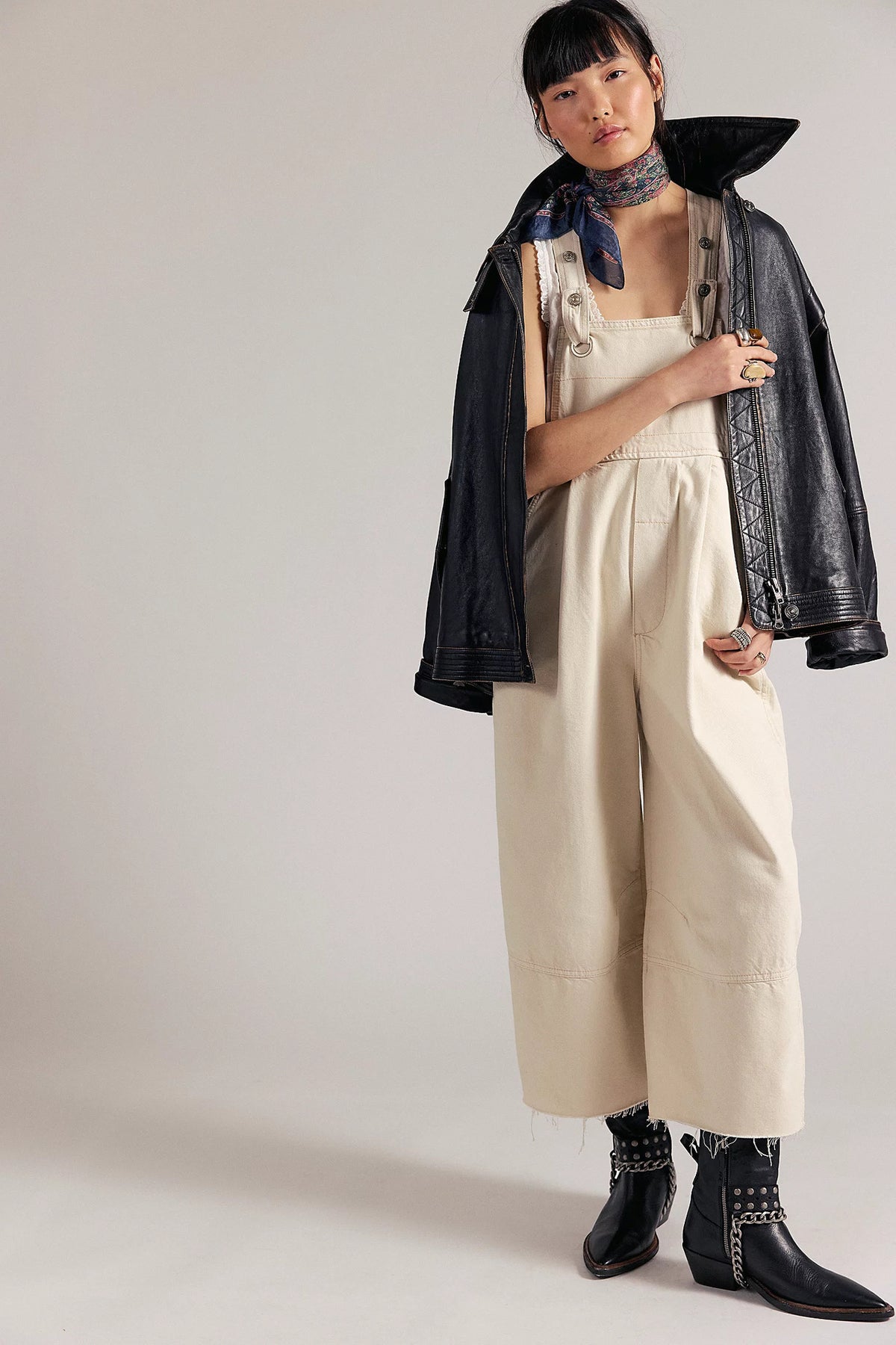 Trendy Loose-Fit Denim Overalls for Women