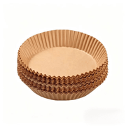 Disposable Air Fryer Baking Parchment Paper – 201 pcs, 9‑Inch Round, Suitable for Frying, Baking, Microwaving