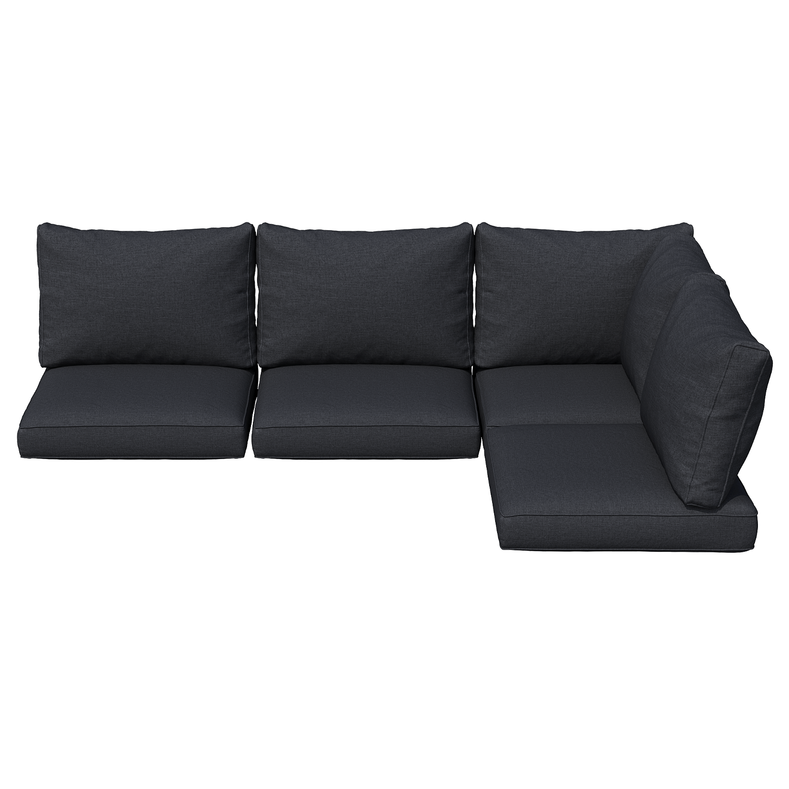9/14-Piece Outdoor Replacement Cushions For Patio Furniture, Deep Seat Cushions For 4&6 Seat Sectional Sofa, Water-Repellent L-Shaped Couch Pads