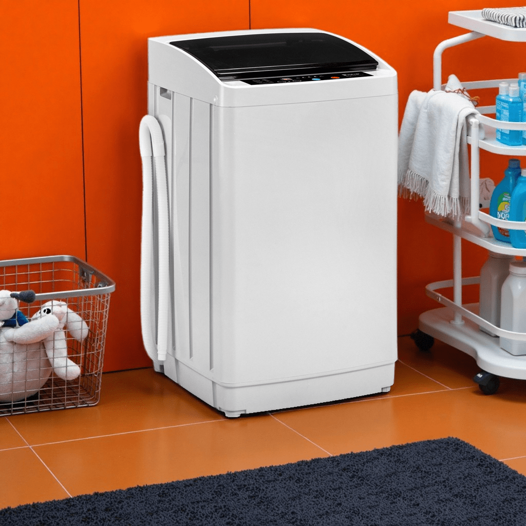 17.6 Lb Portable Washer and Dryer Combo - 10 Wash Programs with Top Load Design