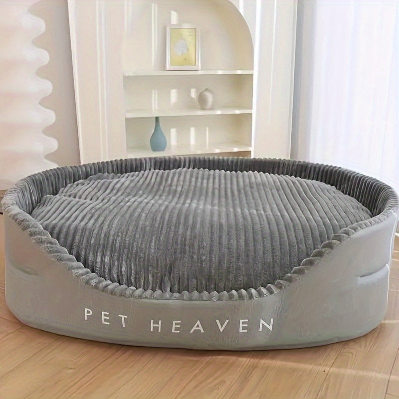 Upgraded Pet Bed – All-Season Dog & Cat House, Machine-Washable Soft Cushion, Warm & Cooling Mat For Small Medium Large Pets, Indoor Outdoor Use, The Perfect Gift For Your Pet