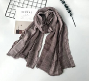Add Style with Striped Pleated Scarf