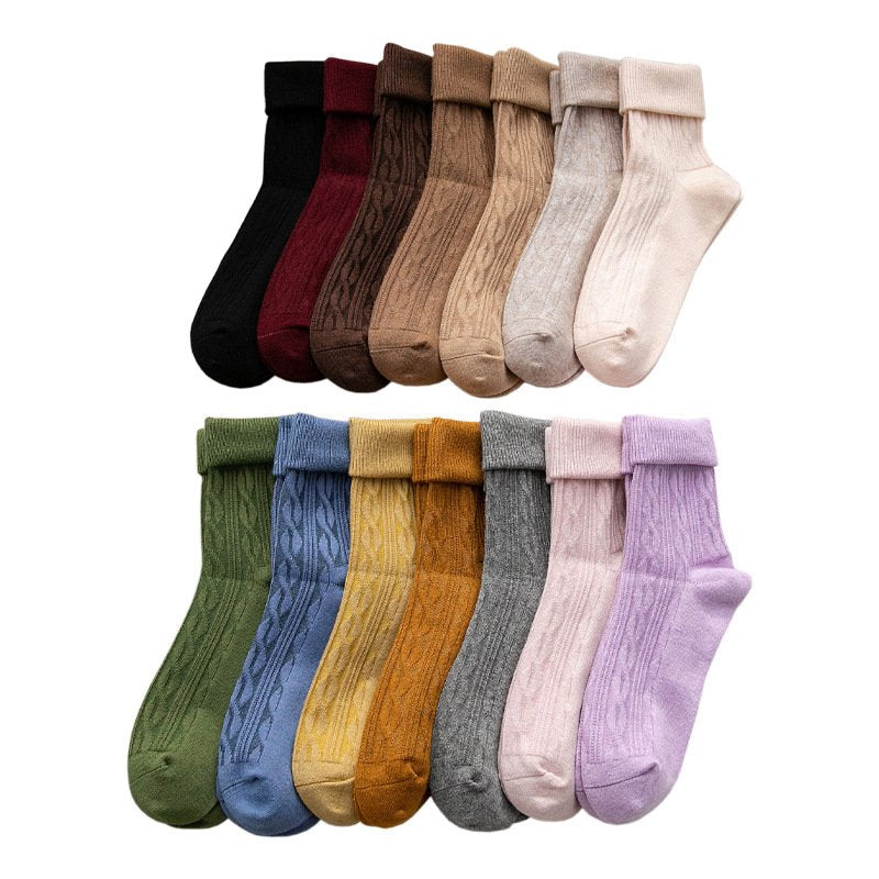 Cozy Japanese Cotton Socks for Women
