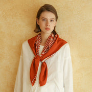 Silky Striped Scarf