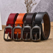Premium Leather Belt with Japanese Buckle