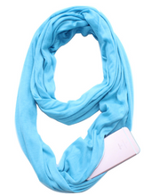 Scarf with Zip Pocket