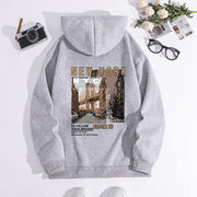 Cozy Fleece-Lined Women's Streetwear Hoodie for Winter