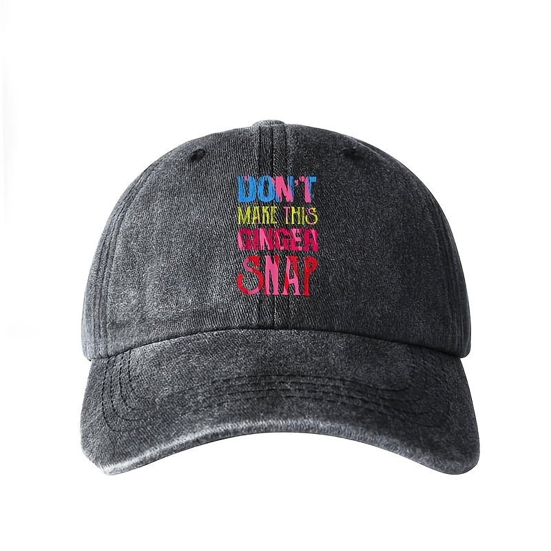 Kids Solid Washed Black Baseball Cap with Curved Bill