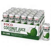 11.8 Fl Oz Cans of Coconut Juice with Pulp, 24-Pack