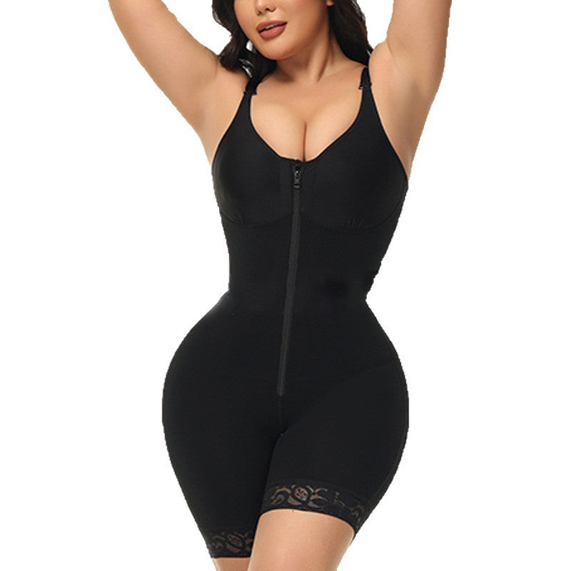 Seamless Body Shaping Corset Leotard with Hip Lift