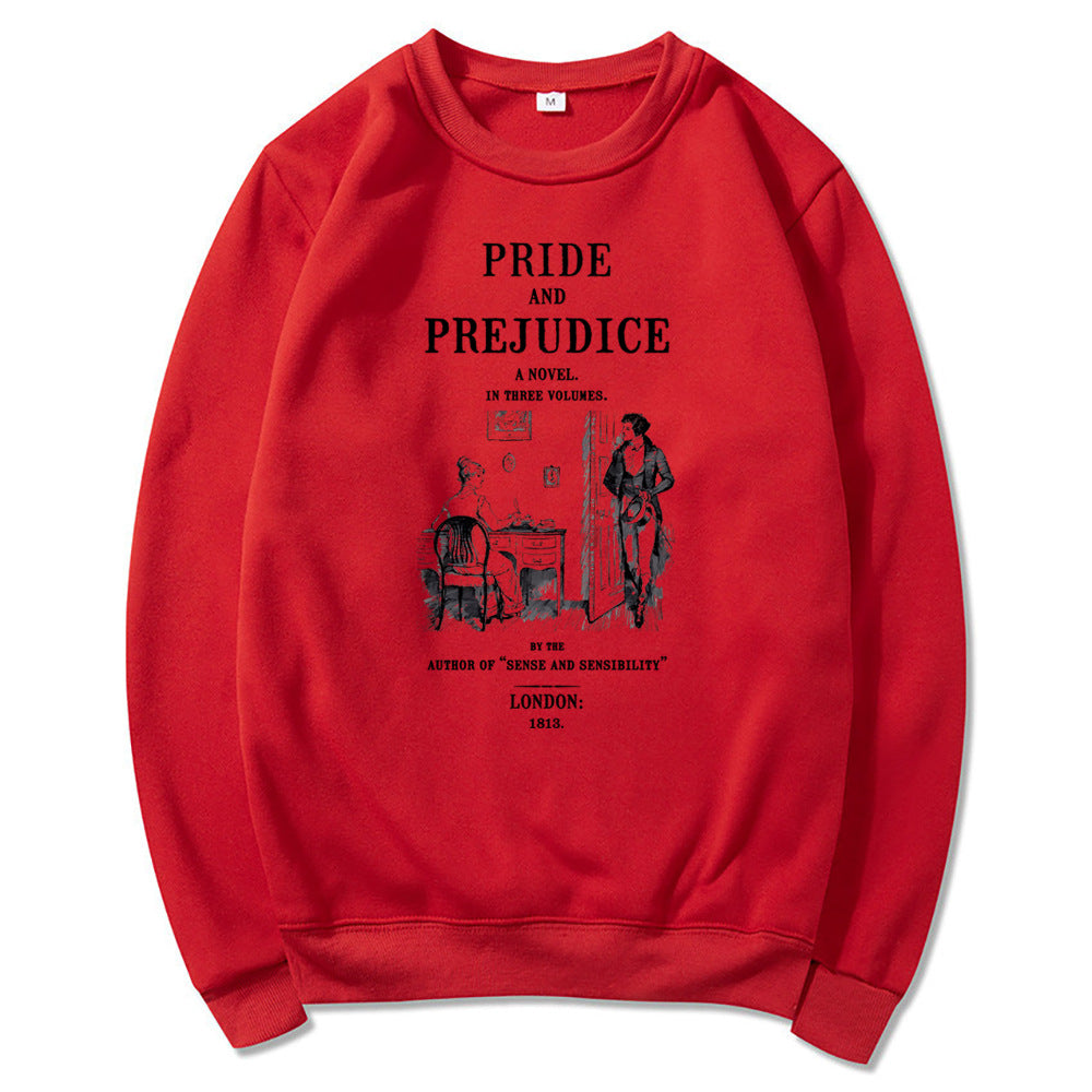 Jane Austen Pride and Prejudice Literary Retro Sweatshirt