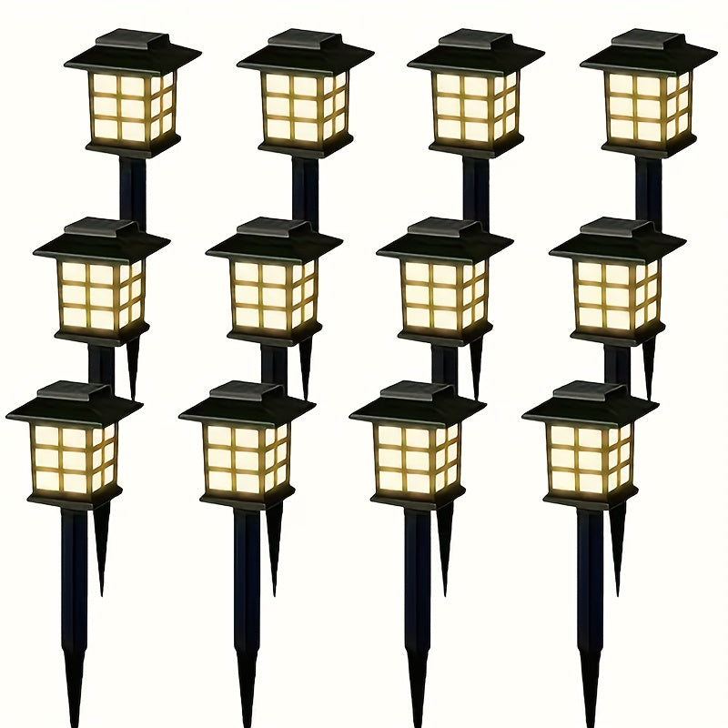 24/12/6pcs Halloween Solar Outdoor Lights, IP44 Waterproof Walkway Lights, LED Landscape Lighting Garden Lights, Suitable For Walkways, Driveways, Courtyards And Lawns, Solar Garden Decorations...