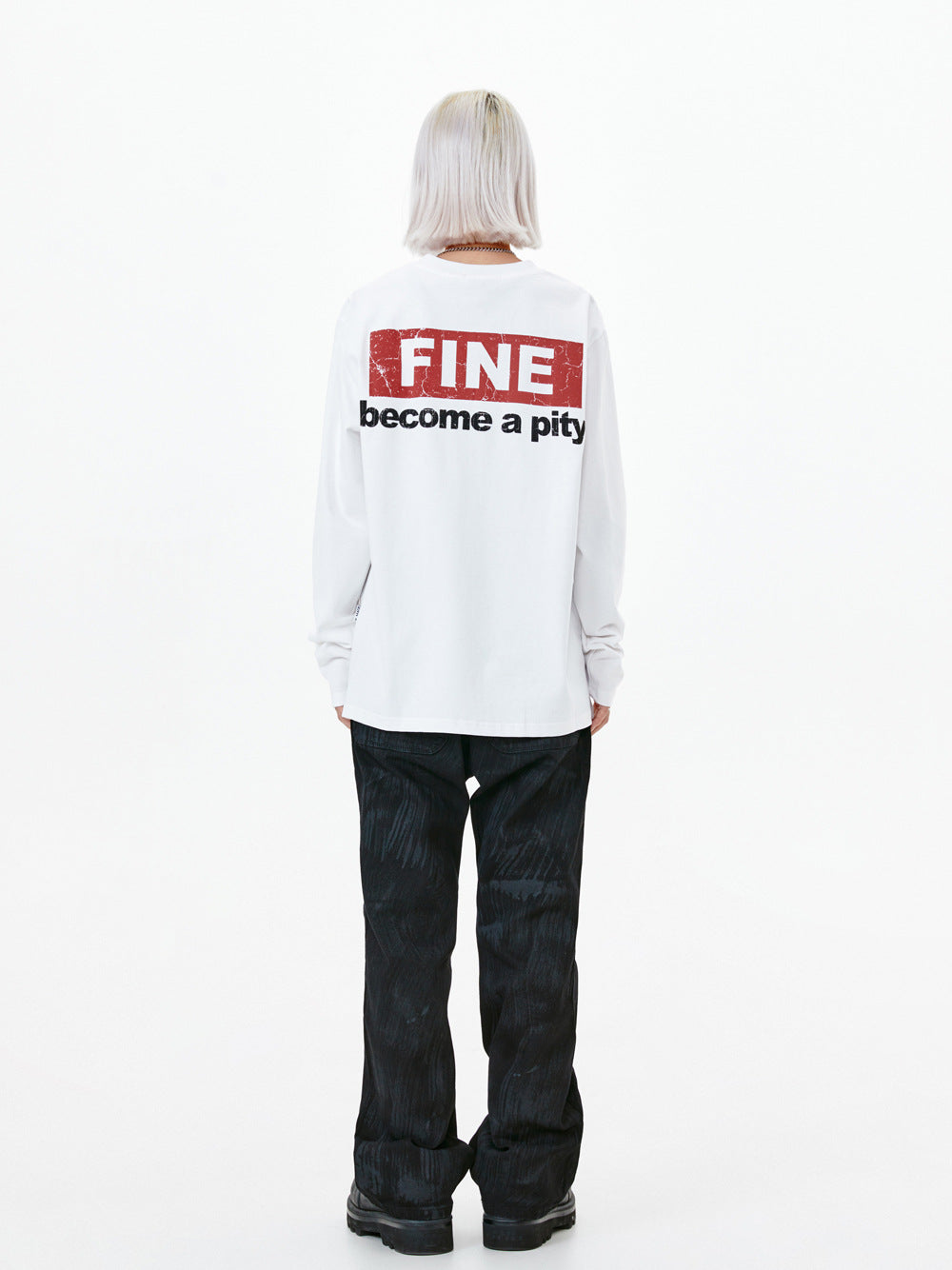 Women's Floral Cotton Long Sleeve Pullover Sweatshirt