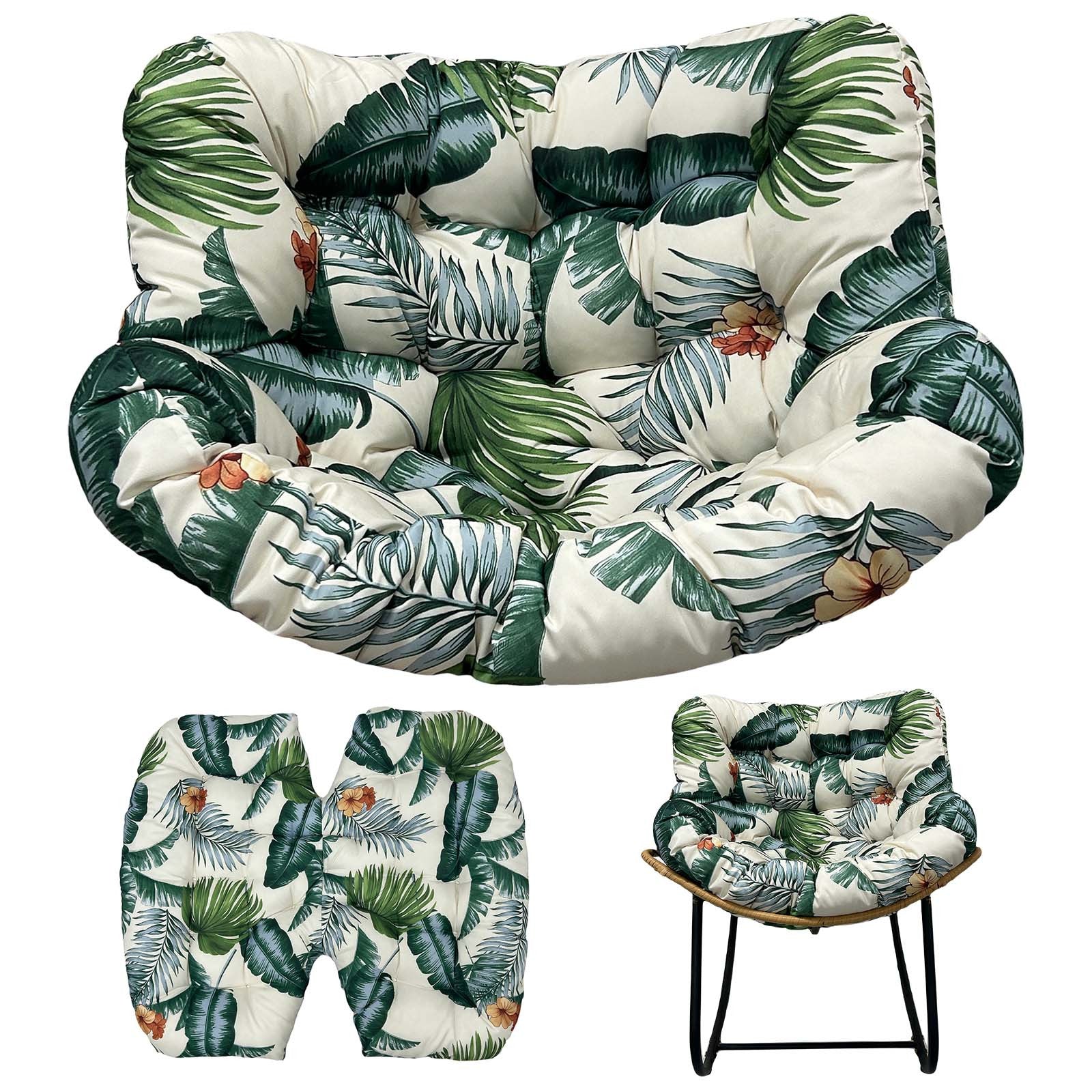Extra Large 47.24x39.37x3.94inch Outdoor Chair Cushion(Outdoor Use Only), Sturdy Oxford Fabric Multi-Use Pad, Thick Comfort Seat Cushion for Lawn, Courtyard, Terrace, Outdoor Pavilion and Garden Leisure Chairs