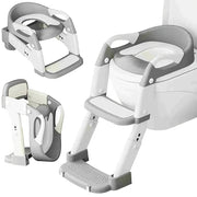 3‑in‑1 Adjustable Height Collapsible Potty Training Seat – Soft Padded, Non‑Slip Design for Home and Travel