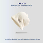 Mink Fur Pile Cap for Women - Slimming Face, Breathable & Windproof