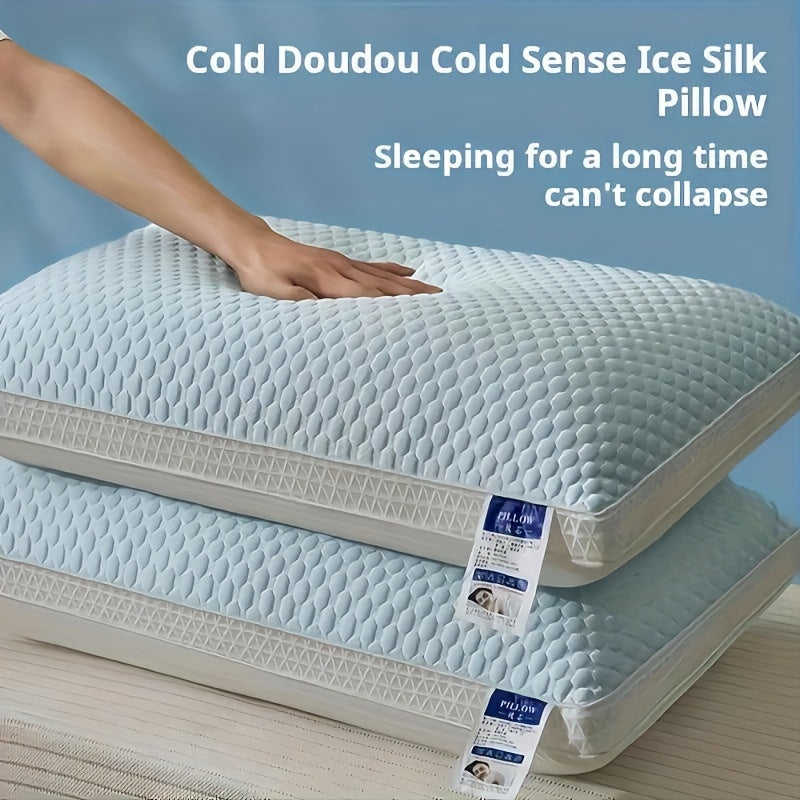 Set of 2 Cooling Sleep Pillows for Neck Support
