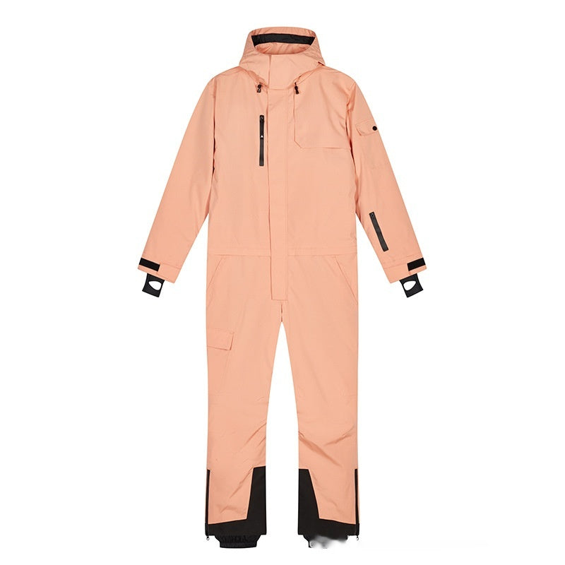 Waterproof Winter Warm One-Piece Ski Suit