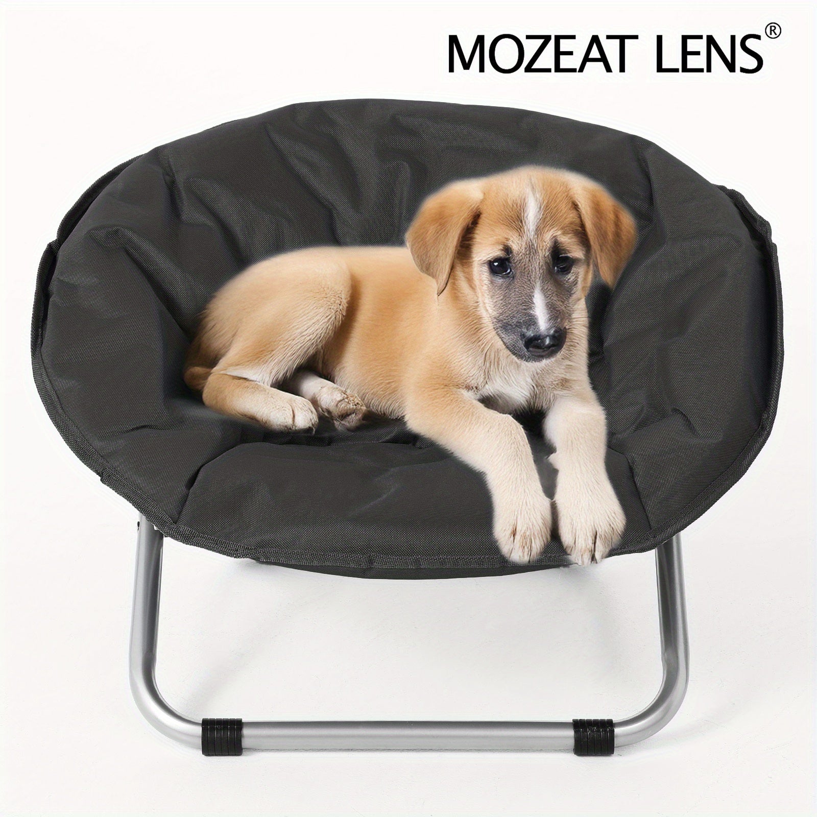 Durable Pet Bed Durable Foldable Adjustable Elevated Pet Bed  Portable Dog Bed With Sturdy Legs, High Quality Scratch-resistant Oval Cushion - Space-saving Sofa Chair For Small/medium Dogs,