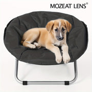 Durable Pet Bed Durable Foldable Adjustable Elevated Pet Bed  Portable Dog Bed With Sturdy Legs, High Quality Scratch-resistant Oval Cushion - Space-saving Sofa Chair For Small/medium Dogs,