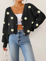 Womens Loose-fitting Long-sleeve Sweater