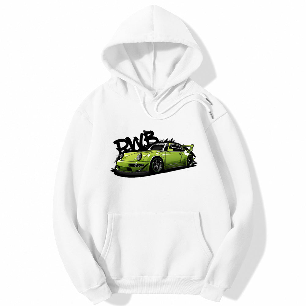 Initial D Porsche RWB Graphic Hoodie - Cozy Streetwear Sweatshirt