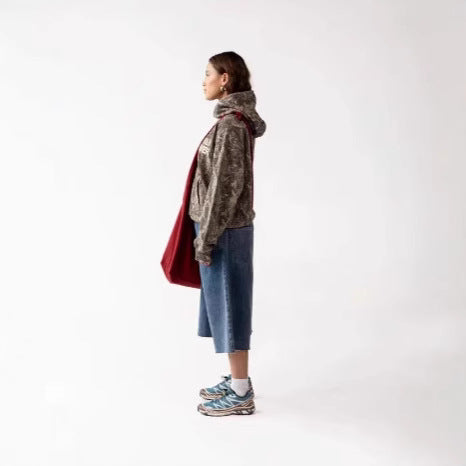 Unisex Leaf Camo Hoodie Casual Streetwear Pullover