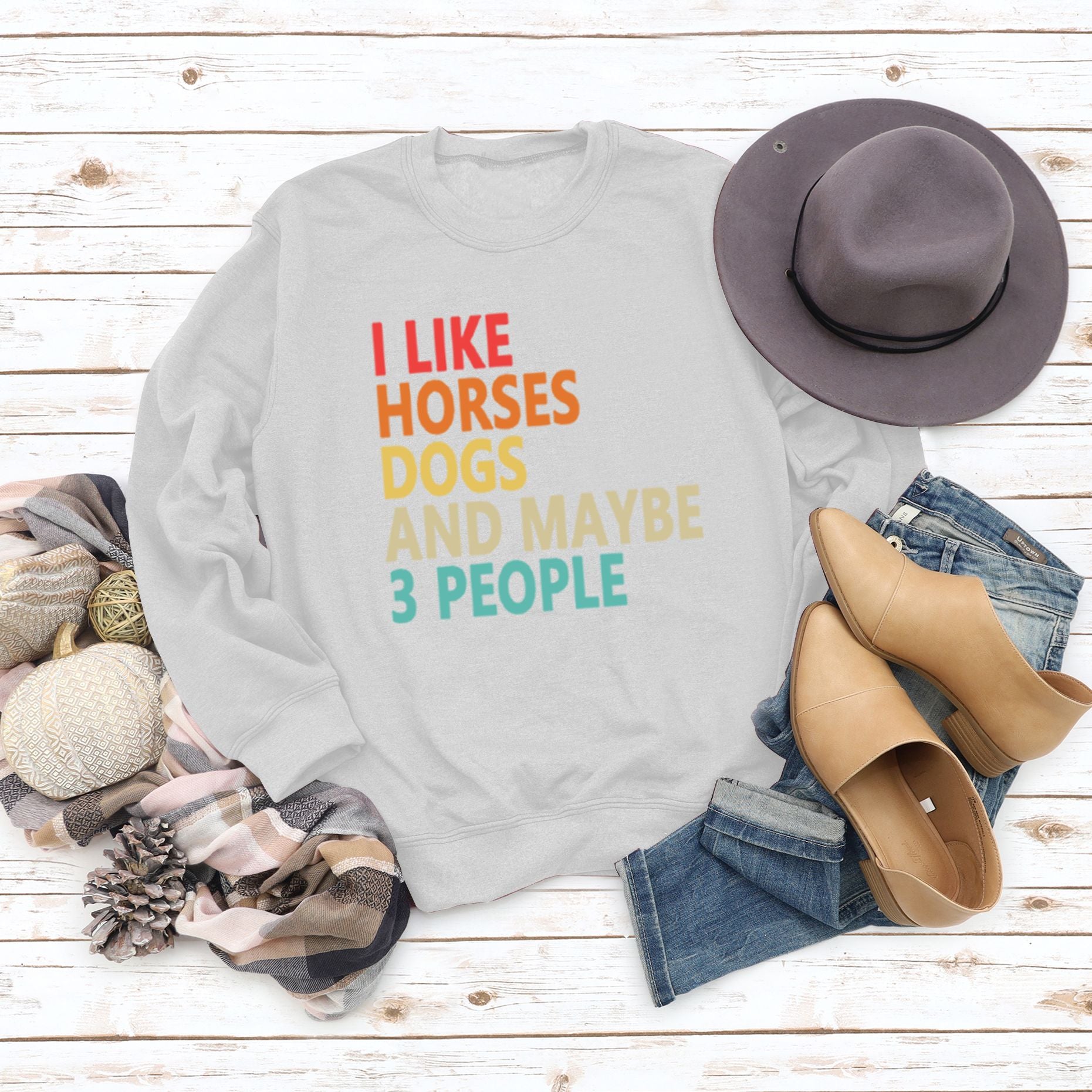 Women's Fashion Round Neck Printed Letter