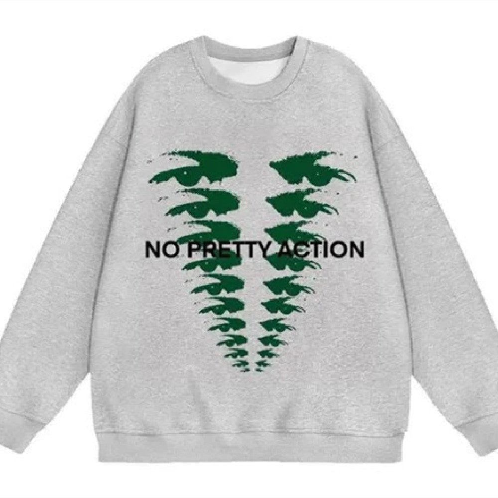 Women's Cozy Fleece Pullover Loose Streetwear Hoodie