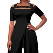 Chic Off-Shoulder Wide-Leg Jumpsuit