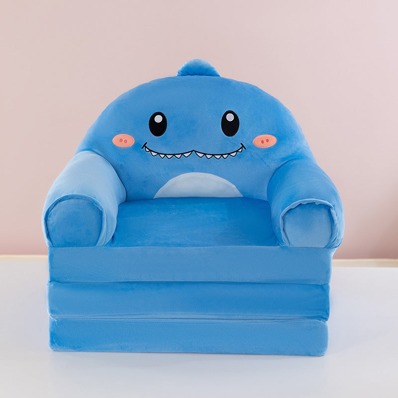 Foldable Cartoon Foam Sofa with 30D Density, Three‑Layer Space‑Saving Design