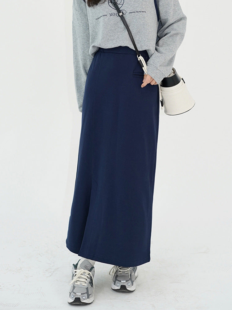 Off-shoulder Hoodie Female Spring Lazy Casual Crewneck Top Thin